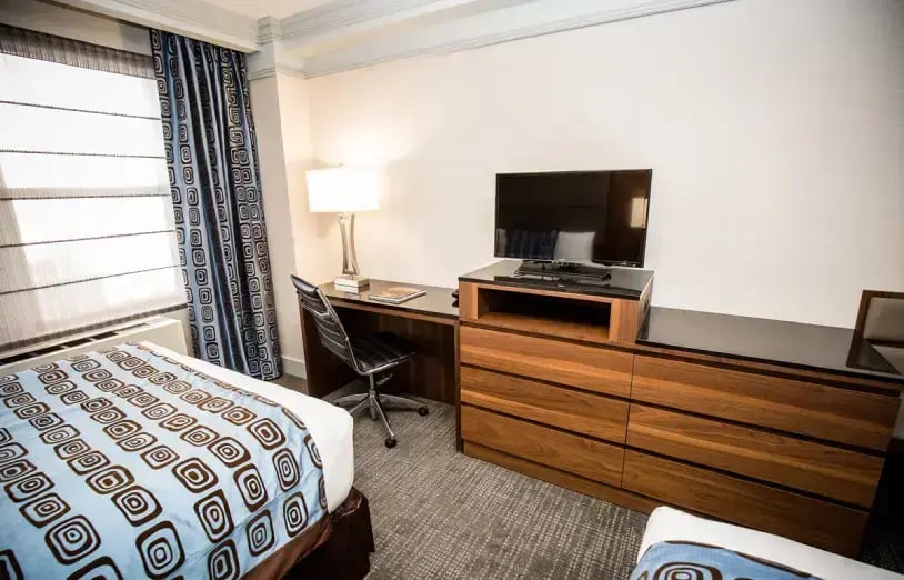 Double hotel room