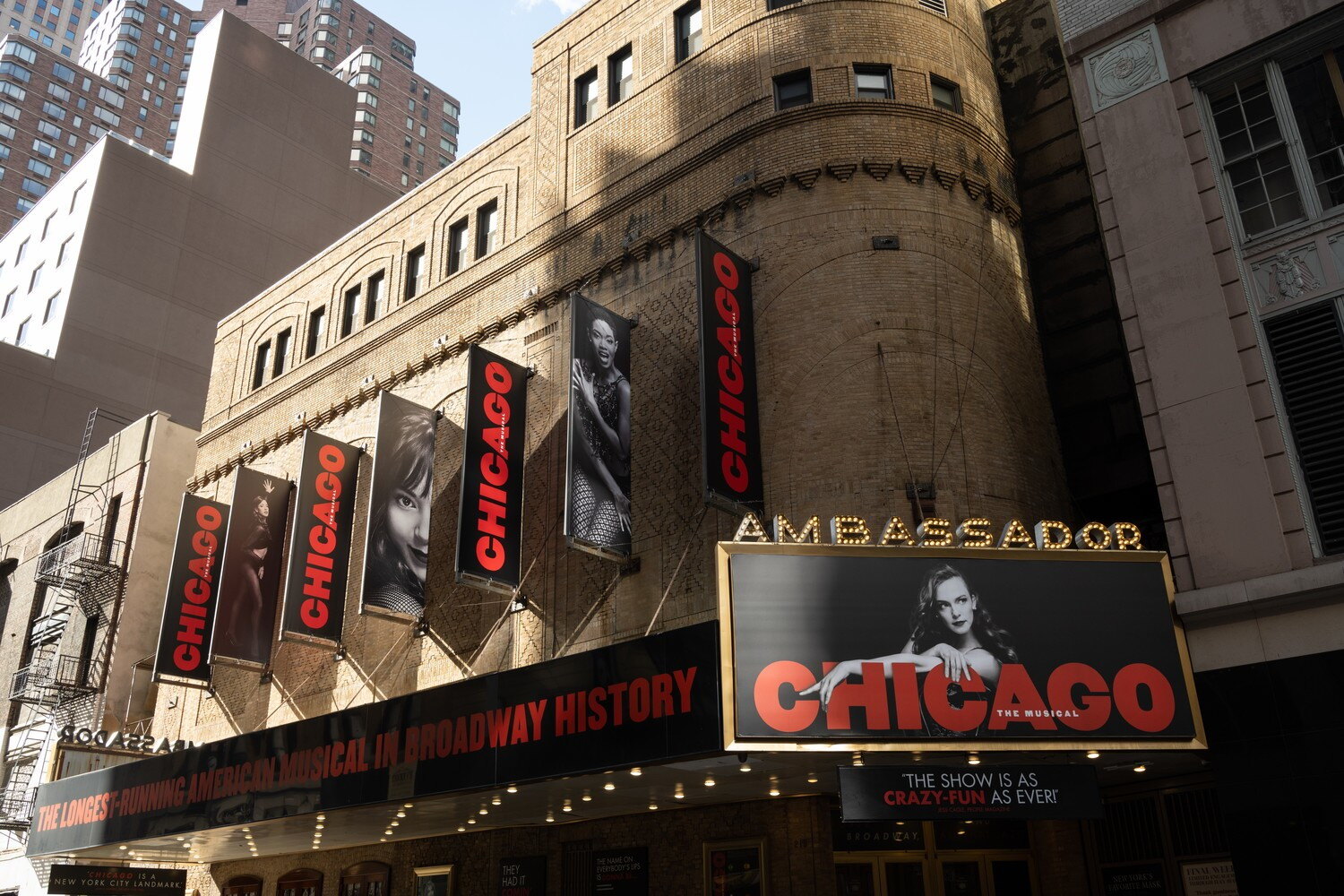Ambassador Theatre Exterior Daytime - Image by Anne Czichos