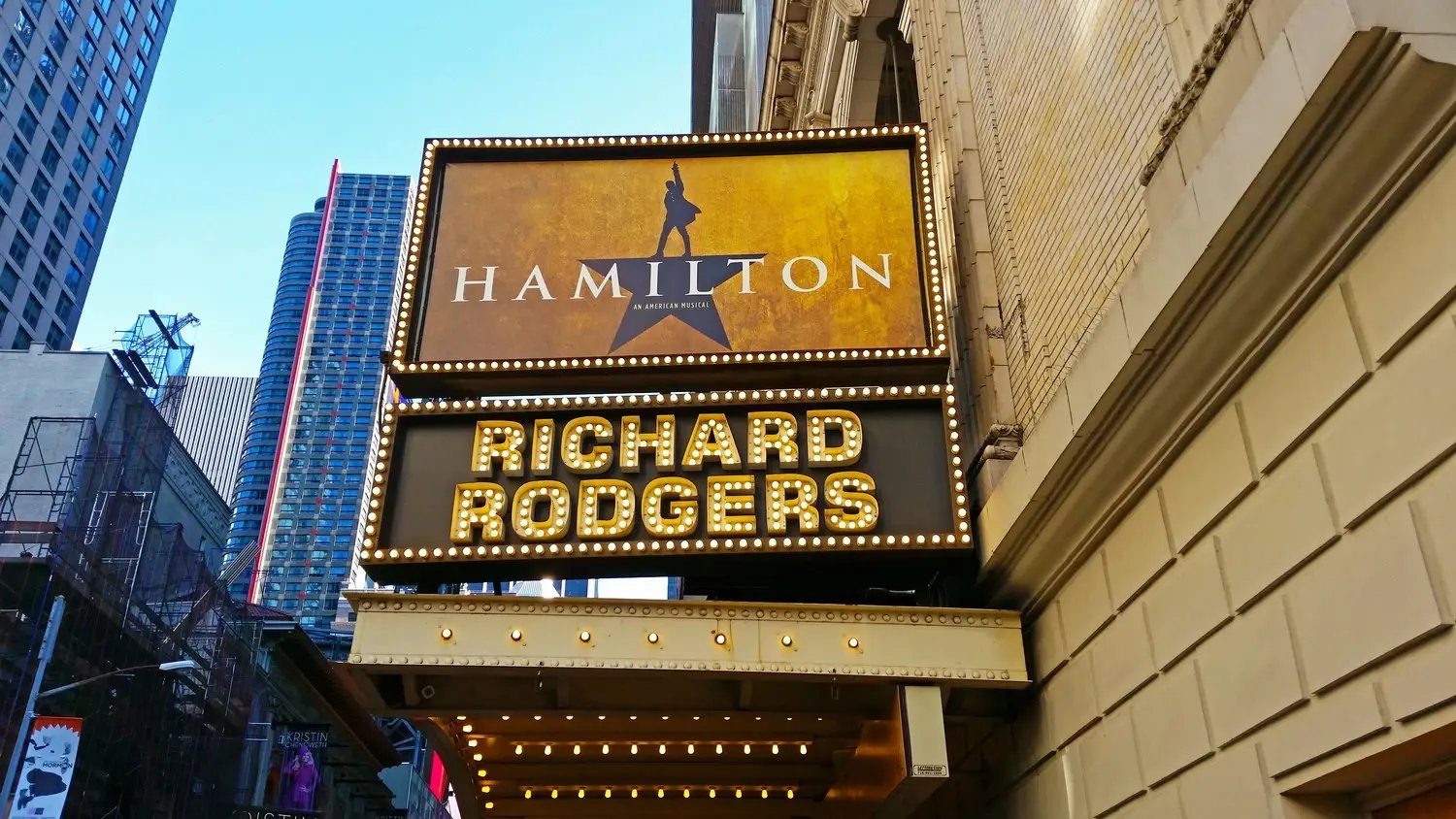 Hamilton Poster Richard Rodgers Theatre - Image by Joseph M. Arseneau